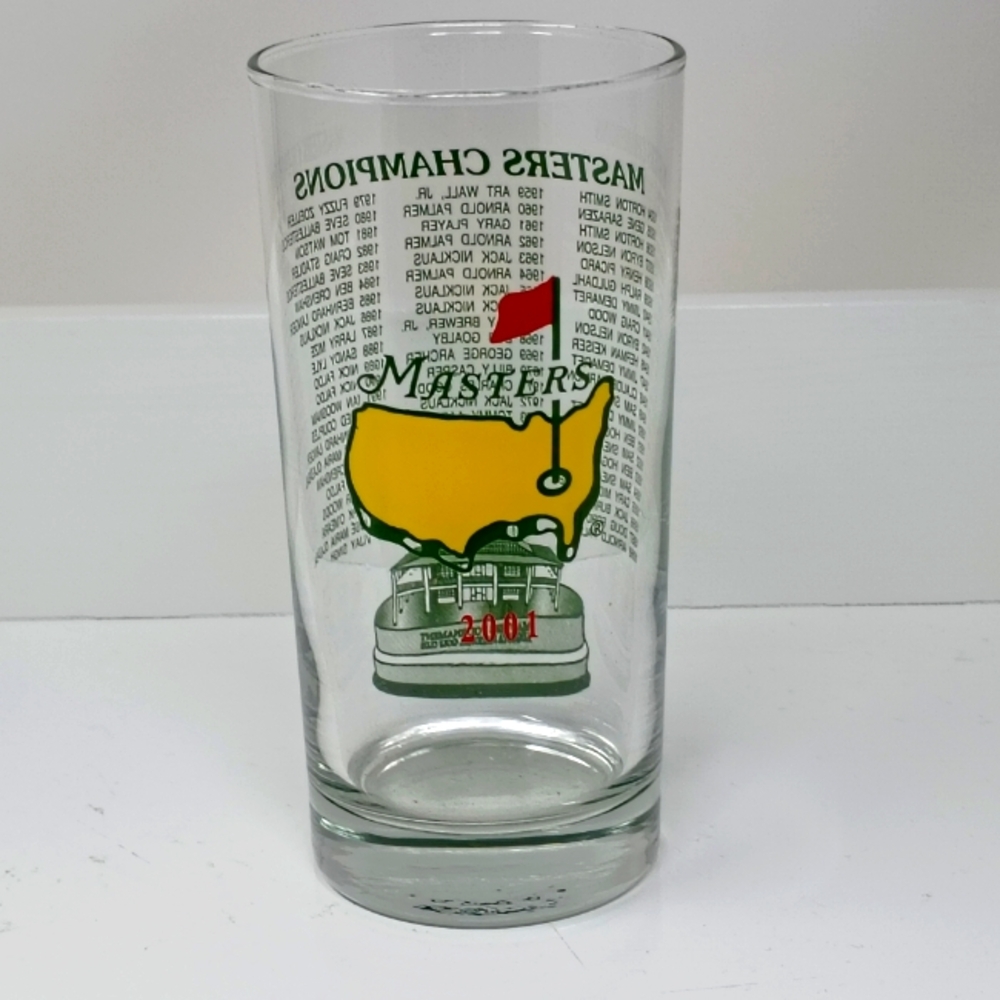 2001 Masters Highball Drinking Glass